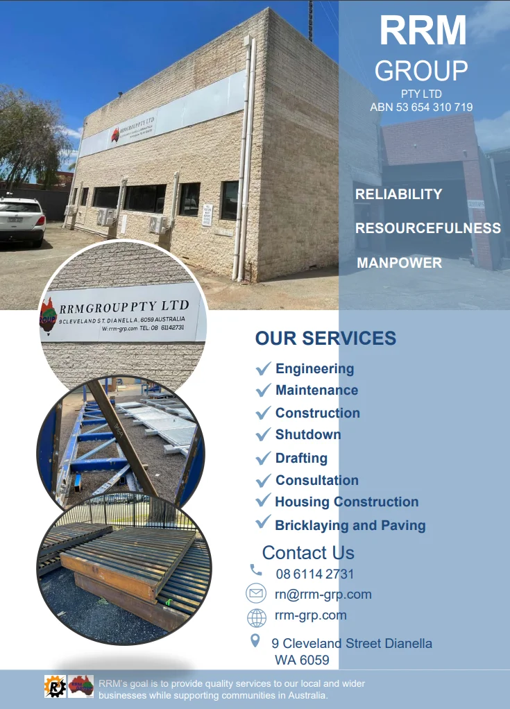 RRM Group company profile and services flyer